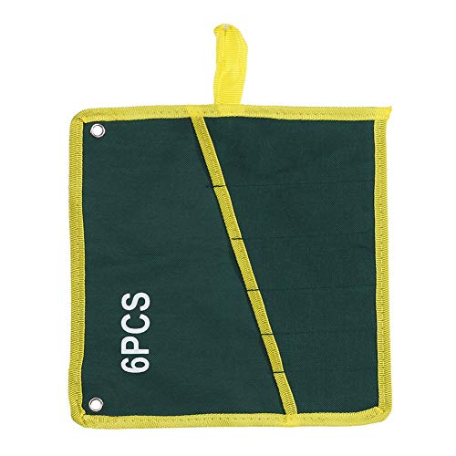 TOUISEDGI Canvas 25 Pockets Spanner Wrench Storage Bag Green Portable Design Dual Use Hanging Bag Ideal for Tools Enthusiasts (6PCS) von TOUISEDGI