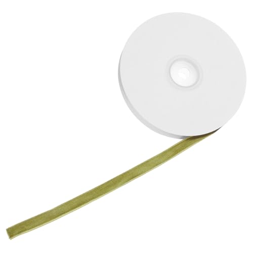 TOVINANNA 1 Rolle Verpackungsband bündeln Satinband Gold-Seidenpapier-Masse Girlande Blumenband für Blumensträuße seidenband ribbon Packband vorhanden Band für Geschenkverpackung Samt Green von TOVINANNA