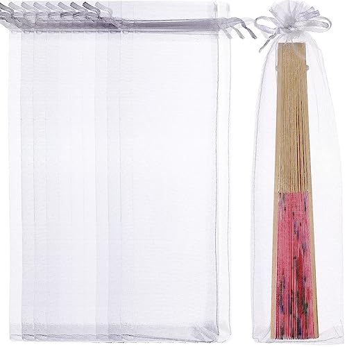 TOVINANNA 50 Stück Organzabeutel 25 4 X 5 1 Cm Durchsichtige Organzabeutel Mit Kordelzug Durchsichtiger Organza-Schmuck Party-Geschenkbeutel Hochzeitsgeschenke Kleine Geschenke Schmuck von TOVINANNA