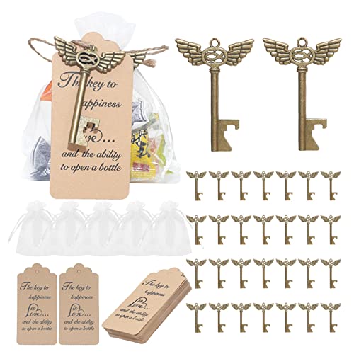 TOWARDSNAN Antikes Vintage Skelett Für Schlüsselflaschenöffner Hochzeit Gäste Souvenir Geschenk Für Die Brautduschenparty Hochzeitsdekora von TOWARDSNAN