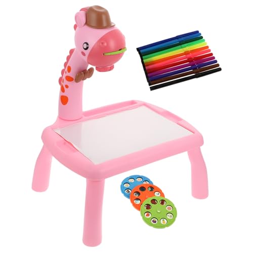 3 Stk Projektion Zeichenbrett Zeichenbrett Für Zeichenprojektor Projektor Maltafel Interessanter Lerntisch Leuchtende Schreibtafel Rosa Plastik TOYANDONA von TOYANDONA