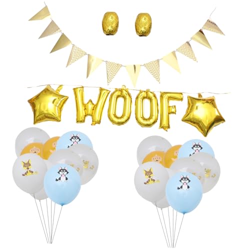 TOYANDONA 1 Satz Ballonanzug Luftballons Hunde-Geburtstagsparty-Banner Ballongirlande wand polsterung wanddeckoration buchstaben ballons Party-Deko-Ballon Partygeschenke Emulsion von TOYANDONA