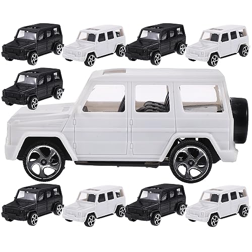 TOYANDONA 1 Satz Bürodeko Büro Dekoration Leichtgewichtige Dekoration Ideas Geschenkidee Anzeige Auto Rover Bausatz Kuchenverzierung Backen Geländewagen-ornament Plastik 10st von TOYANDONA