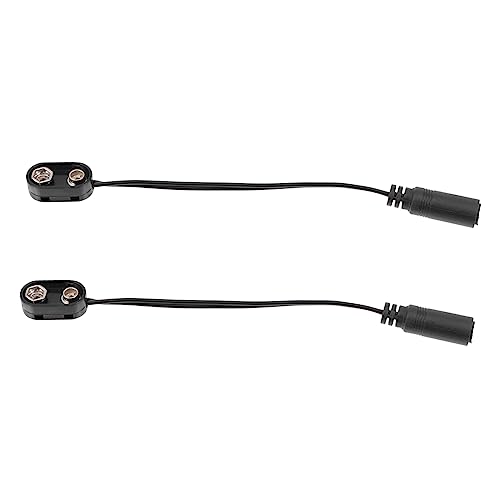 TOYANDONA 1 Satz Effektor-batteriekabel Zum Kabel Steckdosenkonverter Doppelsteckdose Ladegerät Für Tragbare Telefone Monitor Ladekabel Kabelzubehör Doppelt Effektor-zubehör Black Metall 2st von TOYANDONA