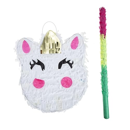 TOYANDONA 1 Satz Einhorn-piñata Traditionelle Mexikanische Piñata Geburtstag Piñata Mexikanisches Piñata- Einhorn-pinata Party-piñata- Geburtstagsfeier Piñata Papier von TOYANDONA