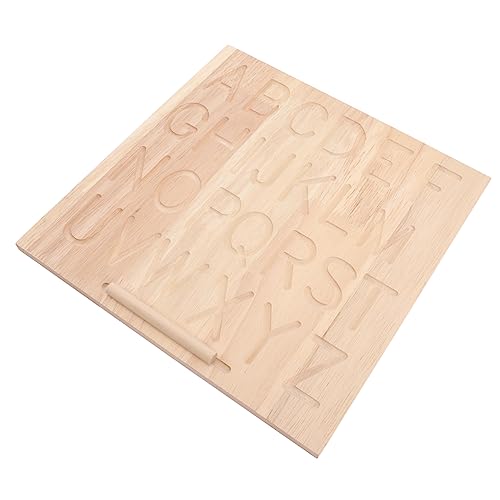 TOYANDONA 1 Satz Kalligrafietafel Aus Holz Übungsbrett Für Buchstaben Tool Zum Nachzeichnen Von Buchstaben Zeichenbrett Aus Holz Pädagogisches Schreibgeräte Für Kleinkinder von TOYANDONA