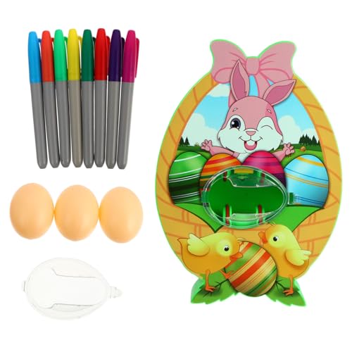 TOYANDONA 1 Satz Maschine zum Bemalen von Eiern ostereier basteln ostereier anmalen mit kindern Ostereier gestalten Ostereier DIY Ei-Set bemalen osterspielzeug selber machen ABS-Material von TOYANDONA