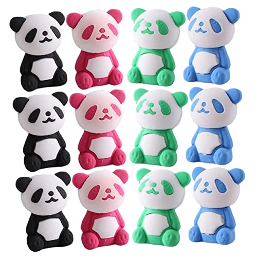 TOYANDONA 1 Satz Panda Radiergummi Mini- Coole Radiergummis Für Federnd Erasers for Für Panda Kuscheltier Kinderbedarf Cartoon Radiergummis 36st von TOYANDONA