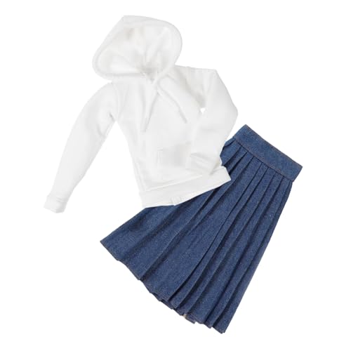 TOYANDONA 1 Satz Puppenkleidung Minipuppenkostüm Babypuppenkleid Puppenhaus wiedergeborene Puppe Zubehör puppenjacke Puppen Kleidung Puppe Ersatzkleid Requisite Puppen-Hoodie Stoff von TOYANDONA