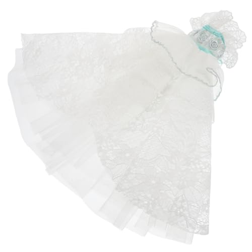 TOYANDONA 1 Satz Puppenkleidung Puppe Formelle Kleidung Kleines Puppenhochzeitskleid Mini Formelles Kleid Schönes Puppenkleid Wiederverwendbares Puppenkostüm Kleidung Für Puppen Kunststoff von TOYANDONA