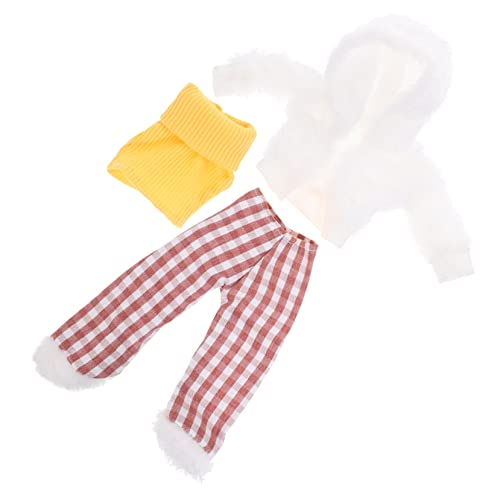 TOYANDONA 1 Satz Puppenkleidung Puppen Set Puppen Kleidung Puppenrock Puppenkleidchen Puppenpuppen Zubehör für Babypuppen wiederverwendbares Puppenkleid Wiederverwendbares Puppenkostüm Stoff von TOYANDONA