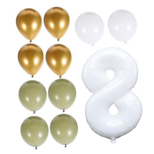 TOYANDONA 1 Satz Zahlenballon reminescence geldschrank party supplies Luftballons für Geburtstagsfeier alles zum geburtstag luftballons Latexballons kindergeburtstag dekoration Emulsion von TOYANDONA