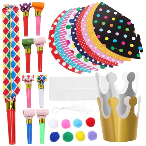 TOYANDONA 1 Satz geburtstagsfeier dekoration Geburtstagsdekorationen Feste Geburtstagsmütze für Hunde party sachen party supplies Partyhüte für Partytütenfüller Papier von TOYANDONA