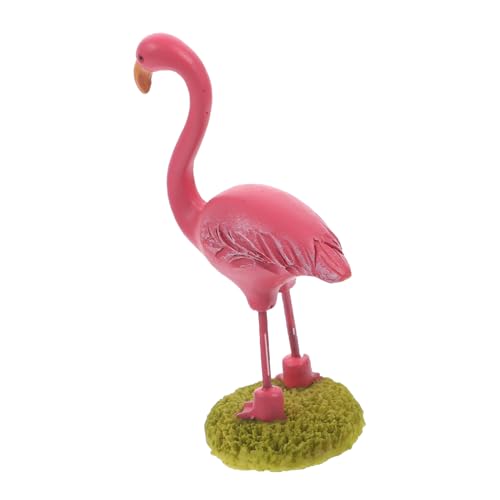 TOYANDONA 1 Stück Kuchen Ornament Miniatur Dekoration Kleine Terrarium Figur Miniatur Tierfiguren Kuchendekorationen Flamingo Kuchenaufsatz Kinder Dekoration Figuren Heimdekoration von TOYANDONA