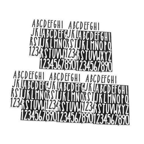 TOYANDONA 10 STK Vinyl-Aufkleber Aufkleber für Scrapbooking Hand Aufkleber Buchstaben Aufkleber personalisierte Sticker Aufkleber mit englischen Buchstaben DIY ölfester Aufkleber von TOYANDONA