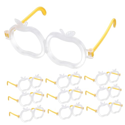 TOYANDONA 10 Stk Leuchtende Brille Für Halloween Weihnachtsferienzubehör Halloween-beleuchtungsbrille Party Blinkende Brille Weihnachtsbrillenspielzeug Weihnachtslichtbrille Weihnachtsfeier von TOYANDONA