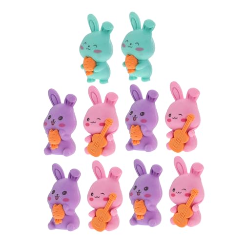 TOYANDONA 10 Stück Bunny Eraser Hase Radiergummi Süße Mini-radierer Kaninchen-radiergummi Radiergummis Für Schulmaterial Für Mädchen Urlaub Radiergummis Kindergäuer TOYANDONA 10 Stück Bunny Eraser Hase Radiergummi Süße Mini-radierer Kaninchen-radiergummi Radiergummis Für Schulmaterial Für Mädchen Urlaub Radiergummis Kindergäuer von TOYANDONA