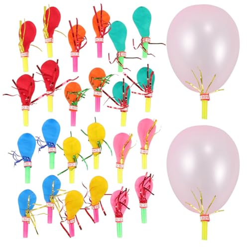 TOYANDONA 100 Stück Partypfeife Krachmacher-Ballon Für Kinder Lustige Pfeife Für Karnevalspreise Geburtstagsfeiergeschenke Feierdekorationen Für Halloween-Weihnachtsfeier von TOYANDONA