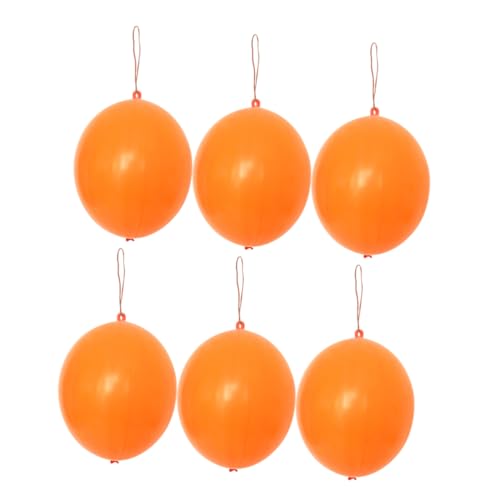 TOYANDONA 10st Luftballons Stanzen Elektrische Luftballonpumpe Luftballons Für Geburtstagsfeiern Aufblasgerät Spielzeugballons Passende Luftballons Für Hochzeiten Stanzen Schlagbälle Orange von TOYANDONA