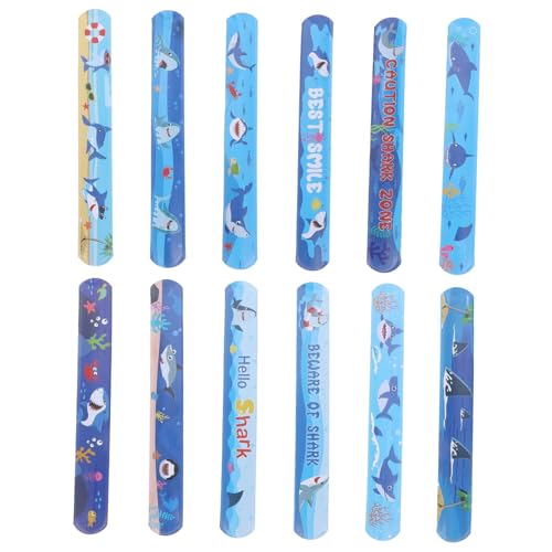 TOYANDONA 12 Stück Teiliges Schnapparmband für Bunte Slap Wristbands mit Cartoon Motiven für Geburtstagsfeiern Kinderfeste und Partys TOYANDONA 12 Stück Teiliges Schnapparmband für Bunte Slap Wristbands mit Cartoon Motiven für Geburtstagsfeiern Kinderfeste und Partys von TOYANDONA