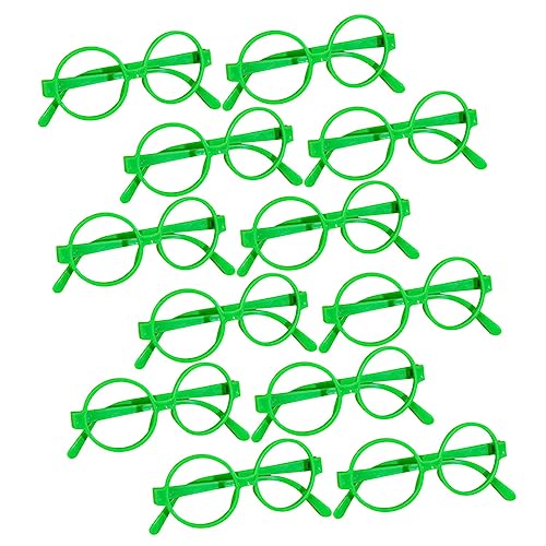 TOYANDONA 120 Stk rundes Brillengestell dekorative Brillengestelle grüne brille partyhüte kindergeburtstag partytüten kindergeburtstag Kinderspielzeug Gläser Festival-Brillenrahmen Plastik von TOYANDONA