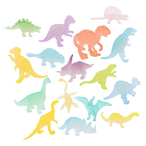 TOYANDONA 144 Stk Leuchtender Kleiner Dinosaurier Kleines Dinosaurierspielzeug Massenspielzeug Für Kinder Dinosaurier-pinata Spielset Für Kinder Spielzeug Leuchtende Spielzeuge Pvc von TOYANDONA