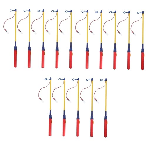 TOYANDONA 15 Stk Laternenstab leuchtende Laternenhalter Chinesische Laternen für Kinder LED kindergeburtstags dekoration kinder geburtstagsdeko Haltestangen für Laternen Laterne klebt Masse von TOYANDONA