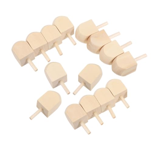 TOYANDONA 15 Stück Blanko-Dreidel – Unlackierte Holzkreisel Für Chanukka-Dekoration Und Bastelset 4 15 cm TOYANDONA 15 Stück Blanko-Dreidel – Unlackierte Holzkreisel Für Chanukka-Dekoration Und Bastelset 4 15 cm von TOYANDONA