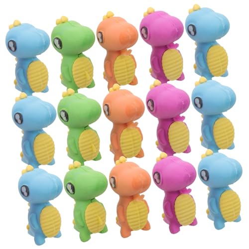 TOYANDONA 15St Radiergummi Buntstifte Masse abnehmbar radierer kinder erasers for Rätsel für Erwachsene kinder rätsel Kindergartengeschenk Mini-Radierer Schüttgut Füllstoff Preis- 3d von TOYANDONA