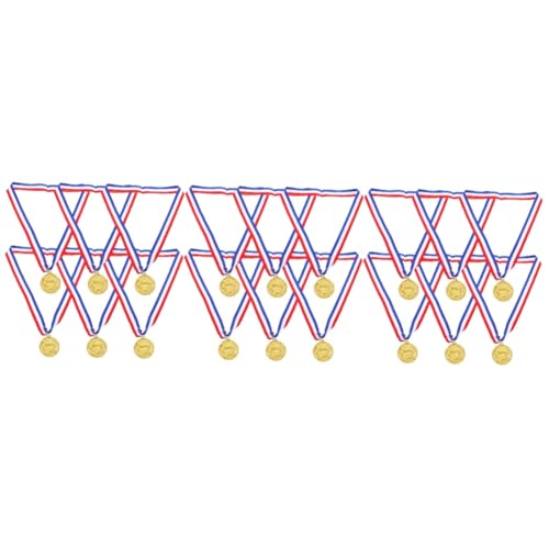 TOYANDONA 18 Stück Medaillen Hängespielzeuge Belohnungspreise Tischdekoration Belohnungsmedaillen Wettbewerbsmedaillen Wettbewerbsbedarf Schulsportmedaillen Sportmedaillen Für von TOYANDONA