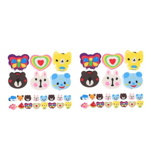 TOYANDONA 2 Sätze Gacha-radiergummi Minipreise Für Kinder Lebensmittel Radiergummis Radiergummis Kawaii-accessoires Radiergummis Masse Kleine Radiergummis Mini-radierer 50 Stück * 2 von TOYANDONA