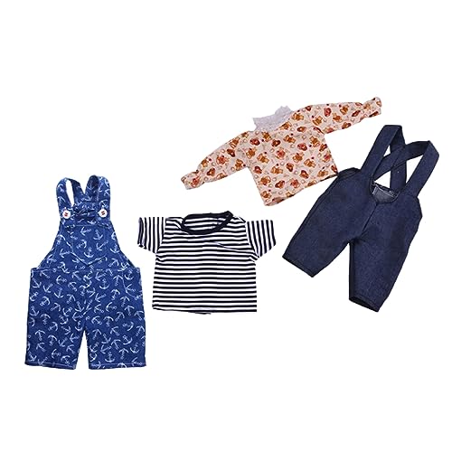 TOYANDONA 2 Sätze Puppenkleidung Puppenschmuck Puppe Kostüm Mini-zubehör Mini-babypuppen Amerikanische Puppen Mädchenschmuck Kleidung Für Mädchenpuppen Puppen-Outfits Puppenhose Stoff von TOYANDONA