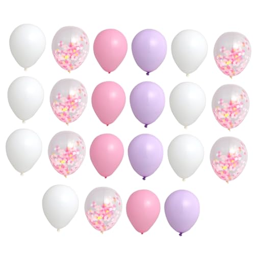 TOYANDONA 2 Sets 22 Stück Ballon Kucheneinsatz Kuchendekoration Cupcake Ballonaufsatz Hochzeitsballons Hochzeitstortenaufsatz Hochzeit Cupcake Aufsatz Ballon Kuchen Picks Cupcake von TOYANDONA