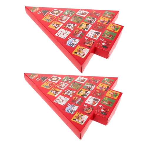 TOYANDONA Leere Adventskalender-boxen 24 Tage Jungen und Mädchen Boxen Urlaub -box von TOYANDONA