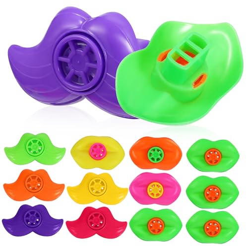 TOYANDONA 20 Stück Lippen- und Bartspielzeug für Taschen Party Geburtstagsgebläse Krachmacher Noisemaker pfeifen Jumbo Lippen pfeifen Lippenpfeife Plastik TOYANDONA 20 Stück Lippen- und Bartspielzeug für Taschen Party Geburtstagsgebläse Krachmacher Noisemaker pfeifen Jumbo Lippen pfeifen Lippenpfeife Plastik von TOYANDONA