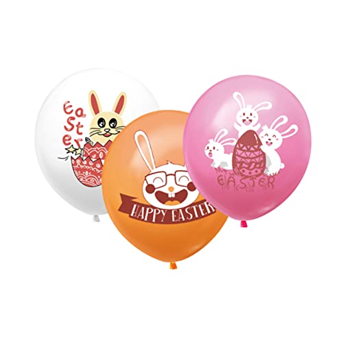 TOYANDONA 20 Stück Osterdekorationen Luftballons Für Geburtstagsparty Kuh Luftballons Happy Birthday Ballon Banner Ballonbogen Set Dunkelrote Luftballons Ballongirlande Transparente von TOYANDONA