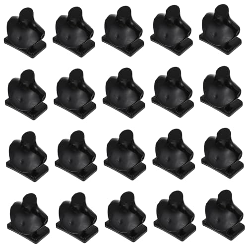 TOYANDONA 20St Puppenkettenhalter Puppen Schaufensterpuppen Puppenständer winzig Miniaturen puppenhausmöbel doll Accessories Spielhaus-Halskettenmodell Hausteile Plastik Black von TOYANDONA