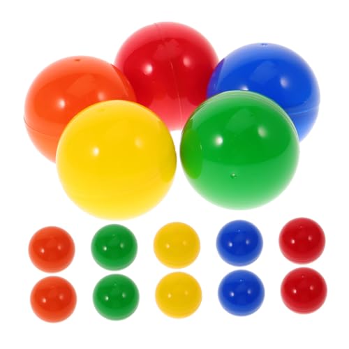 TOYANDONA 25 Stück Ballspiel Zubehör Party Aktivitäts Requisiten Bälle Für Die Tombola Spielbälle Kleine Tombola Bälle Kommissionierbälle Leerer Spielball Leere Tombola Ballspiel von TOYANDONA