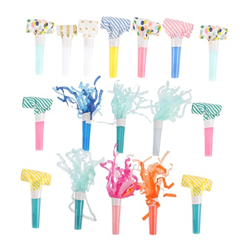 TOYANDONA 27pcs Party Blowers Geburtstag Blowouts Horns Pfeifen Kinder Blowouts Noisemakers Spielzeug von TOYANDONA