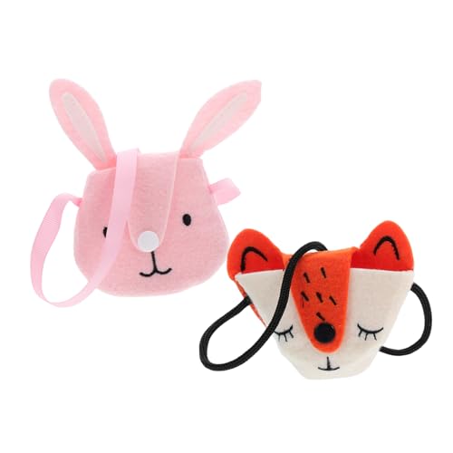 TOYANDONA 2Pcs Doll Bag Fashion Dolls Simulation Dolls Blockgi Cartoon Bag Dolls Kleidung Puppen Kauen Süße Puppen Lange Puppen Modezubehör Plüschig Und Karierte Stoffe von TOYANDONA