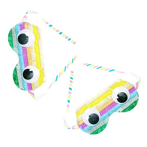 TOYANDONA 2St Piñata Party-Kostüm-Masken Cosplay-Maske Kinderkostüm Pinata-Augenabdeckung spaß camoing austecherformen ostern geschke ideas toy Kindergeschenke Party-Requisiten Papier von TOYANDONA