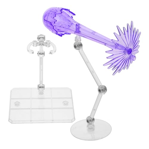 TOYANDONA 2St Puppenständer Stützrahmen für Puppenmodelle Ständer für Puppenmodelle Figur Steht Actionfigurenständer Displayhalter Aktionsbasis Rahmengestell für Puppenhalter Plastik Violett von TOYANDONA