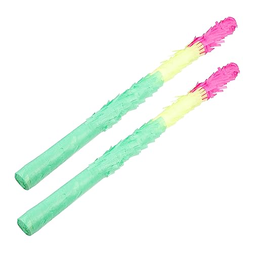 TOYANDONA 2st Pinata-spielzeugstock Mehrfarbige Pinata-sticks Piñata-sticks Pinata-stick-spielzeug Pinata-stick Klopfen Pinata-stick Für Kinder Spielzubehör Zum Geburtstag Einfach Zu Papier von TOYANDONA