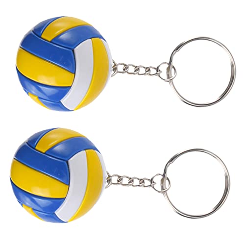 TOYANDONA 2st Volleyball-modellspielzeug Schlüsselbund Volleyball-schlüsselanhänger Stressball Schlüsselanhänger Sportwettkampf Vorhanden Schlüsselanhänger Taschenverzierungen von TOYANDONA