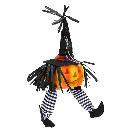 TOYANDONA 3 Stück Kunststoff Dekoration Heimdekoration Festival Lampe Halloween Hängeornament Beleuchteter Kürbis Hängende Kürbislampe Halloween Lichter Halloween Dekoration von TOYANDONA