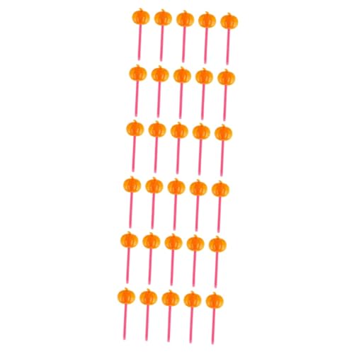 TOYANDONA 30 Stk Kürbis-Leuchtstäbe Notlichtstäbe Leuchtstäbe für Sticks Bulk Camping Leuchtstäbe Glühstab the hallow halloween partyspieße Weihnachtsdekorationen Kürbis Leuchtstäbe Sport von TOYANDONA