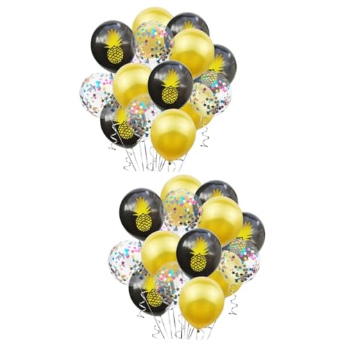 TOYANDONA 30 Stk hawaiianische Partyballons pailletten sequin living room decoration balloon wasserballon geburtstagdeko luftbalons hochzeitsdekoration gasballon ballonie Ballons bedrucken von TOYANDONA