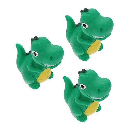 TOYANDONA 3St Dinosaurier-Plugin Miniatur-Tierfiguren Dinosaurier Thema Kuchendekoration dino figuren saurier spielzeug dekorativer Topper zum Geburtstag Geburtstagsparty-Requisite Vinyl von TOYANDONA