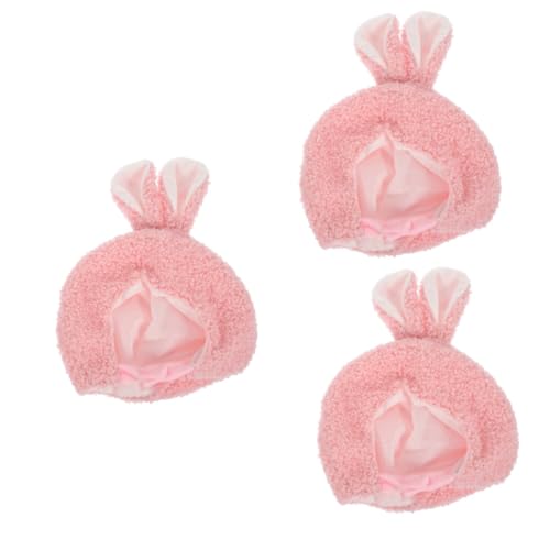 TOYANDONA 3St Plüschpuppenhut puppenkleidung doll Accessories Puppenaccessoire Puppen Accessoires Puppenbekleidung Kleiner Hut DIY stütze kleine hüte dekor Puppenhüte PP-Baumwolle von TOYANDONA