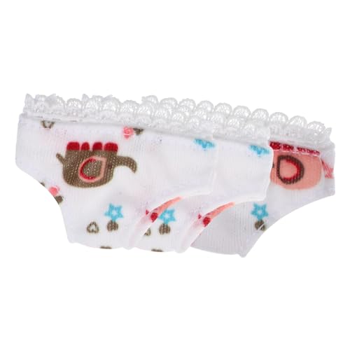 TOYANDONA 3St -Shorts Puppenkleidung Mädchen Überraschungspuppen Zubehör für Babypuppen Puppen Kleidung doll Clothes -Rollenhöschen Stoff von TOYANDONA